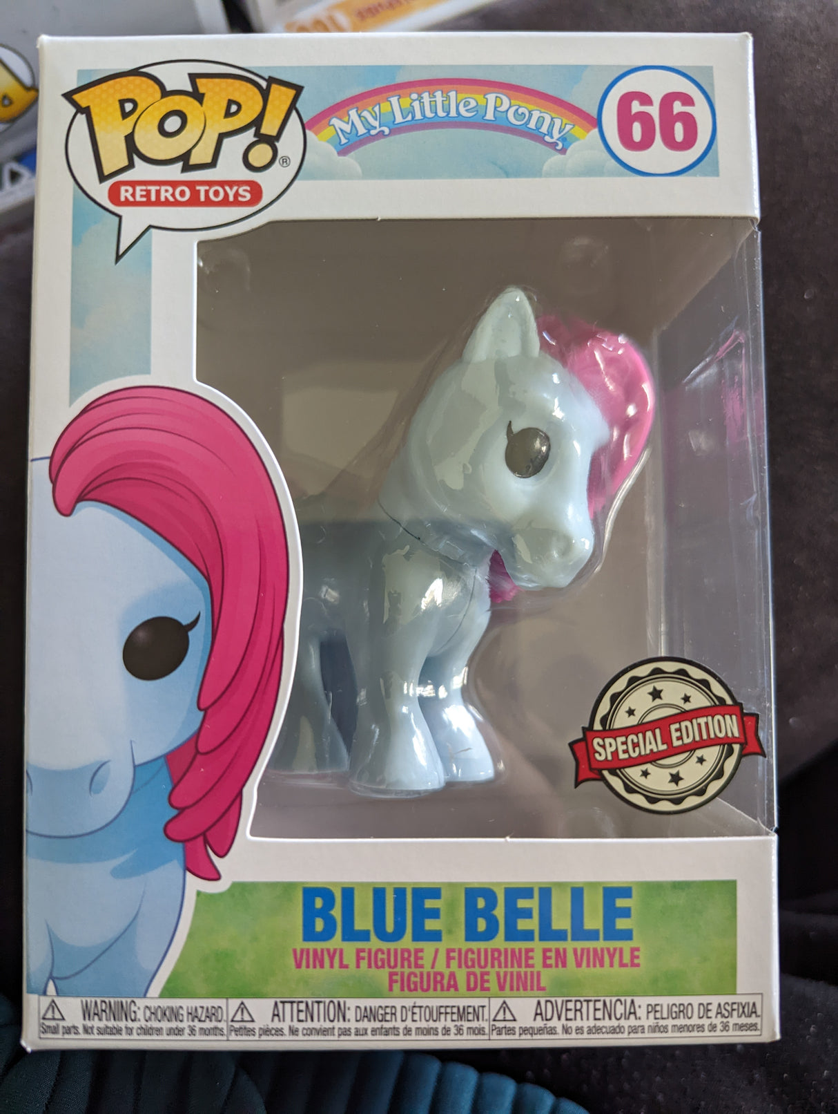Damaged Box Funko Pop Retro Toys - My Little Pony  - Blue Belle - Special Edition #66 (6962042798180)