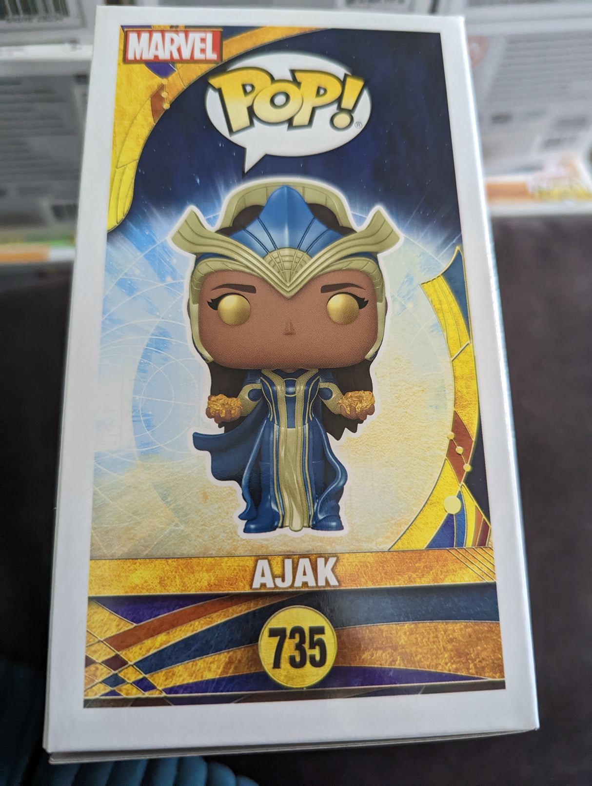 Damaged Box Funko Pop Marvel Eternals - Ajak #735 (6962080710756)