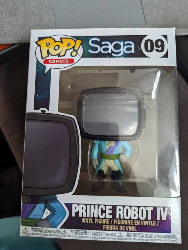 Damaged Box Funko Pop Comics - Saga - Prince Robot IV #09 (6962255757412)