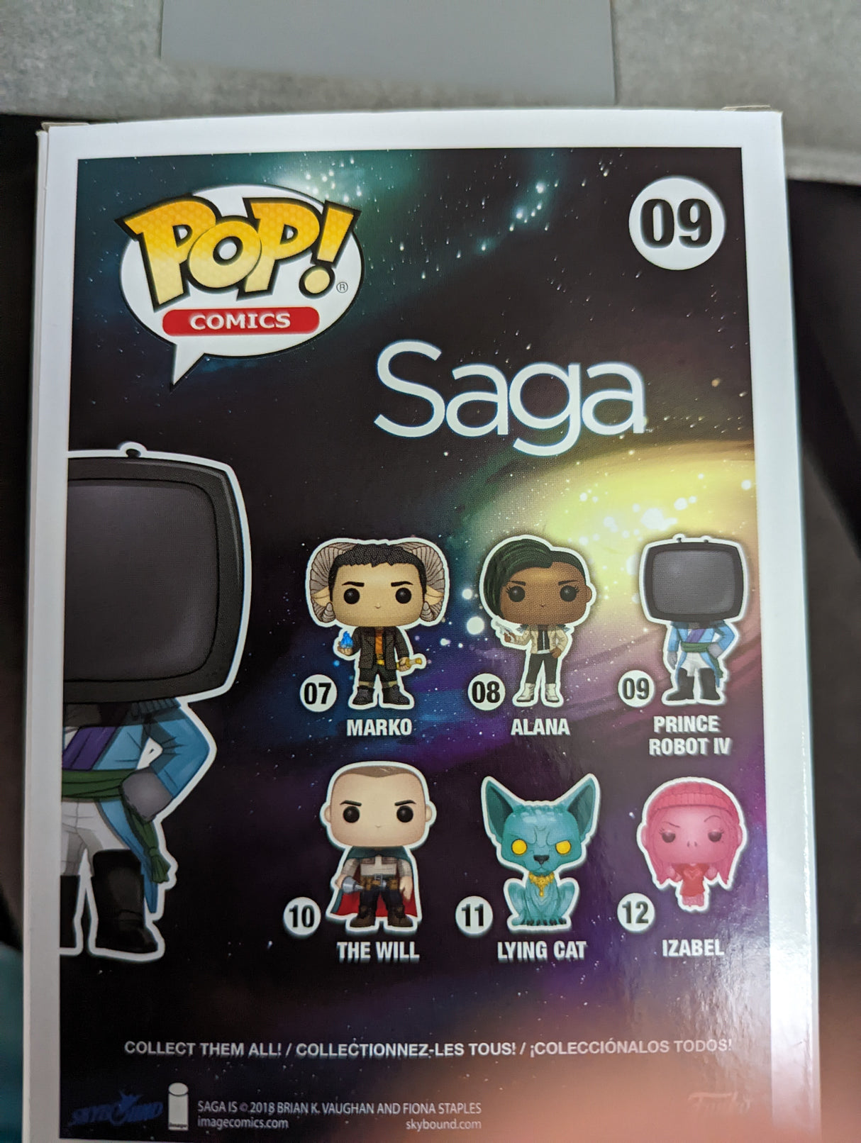 Damaged Box Funko Pop Comics - Saga - Prince Robot IV #09 (6962255757412)