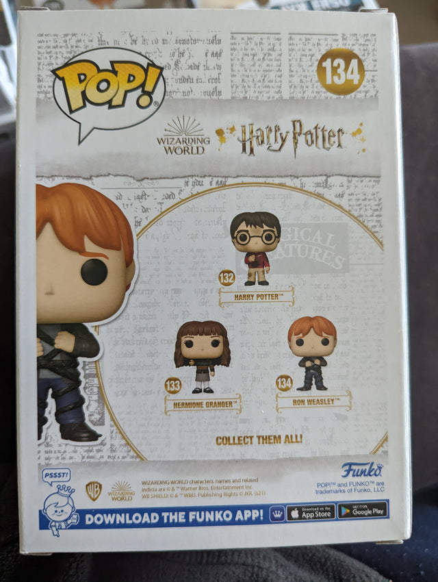 Damaged Box Funko Pop Harry Potter - Ron Weasley in Devil's Snare #134 (6968417419364)