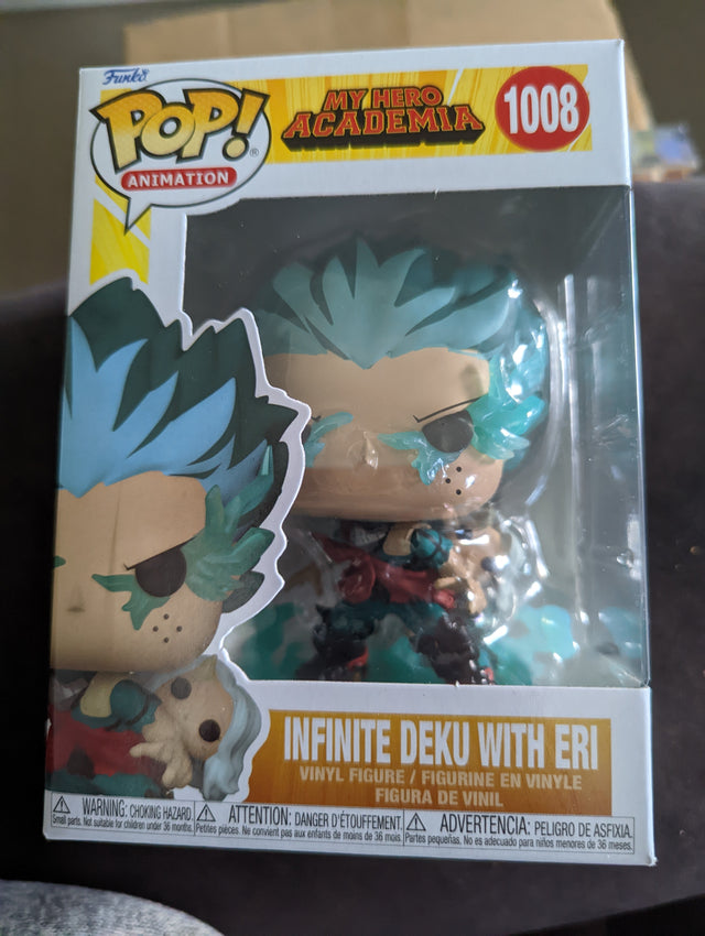 Damaged Box Funko Pop Animation - My Hero Academia - Infinite Deku with Eri #1008 (6980372037732)