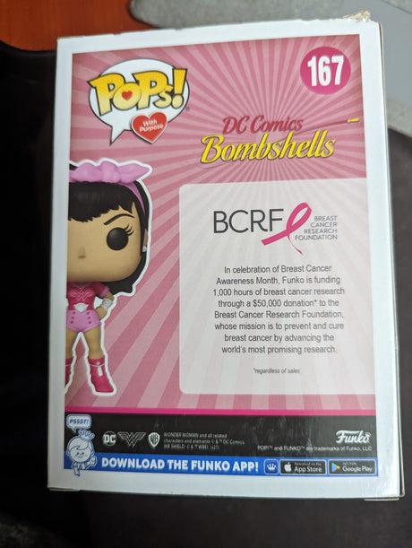 Damaged Box Funko Pop Heroes - DC Bombshells - Wonder Woman #167 (6983176650852)