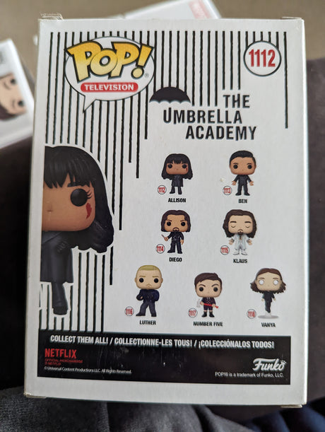 Damaged Box Funko Pop Television - The Umbrella Academy - Allison #1112 (6989909033060)