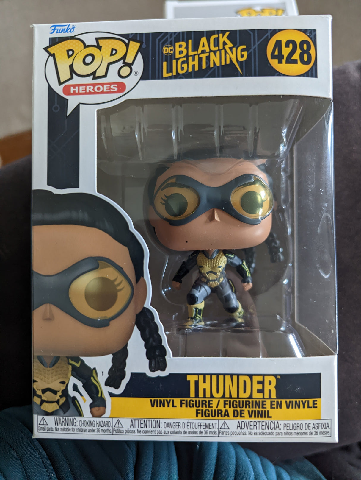 Damaged Box - Funko Pop Heroes - DC Black Lightning - Thunder #428 (6996937113700)