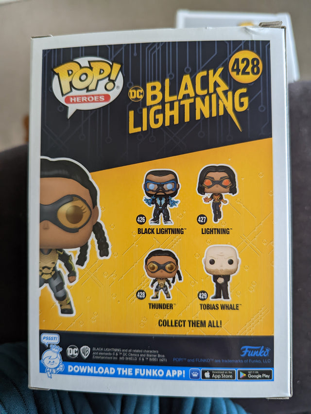 Damaged Box - Funko Pop Heroes - DC Black Lightning - Thunder #428 (6996937113700)