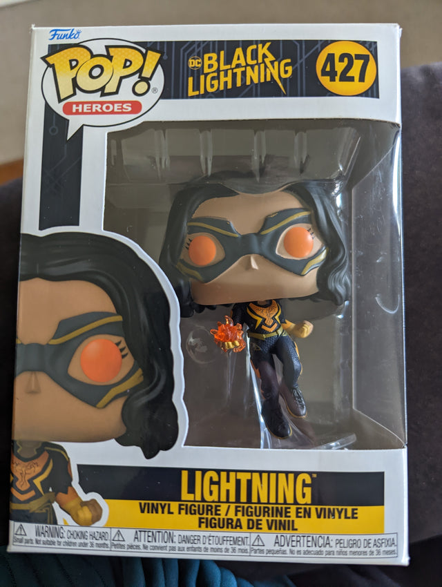 Damaged Box - Funko Pop Heroes - DC Black Ligtning - Lightning #427 (6996943994980)