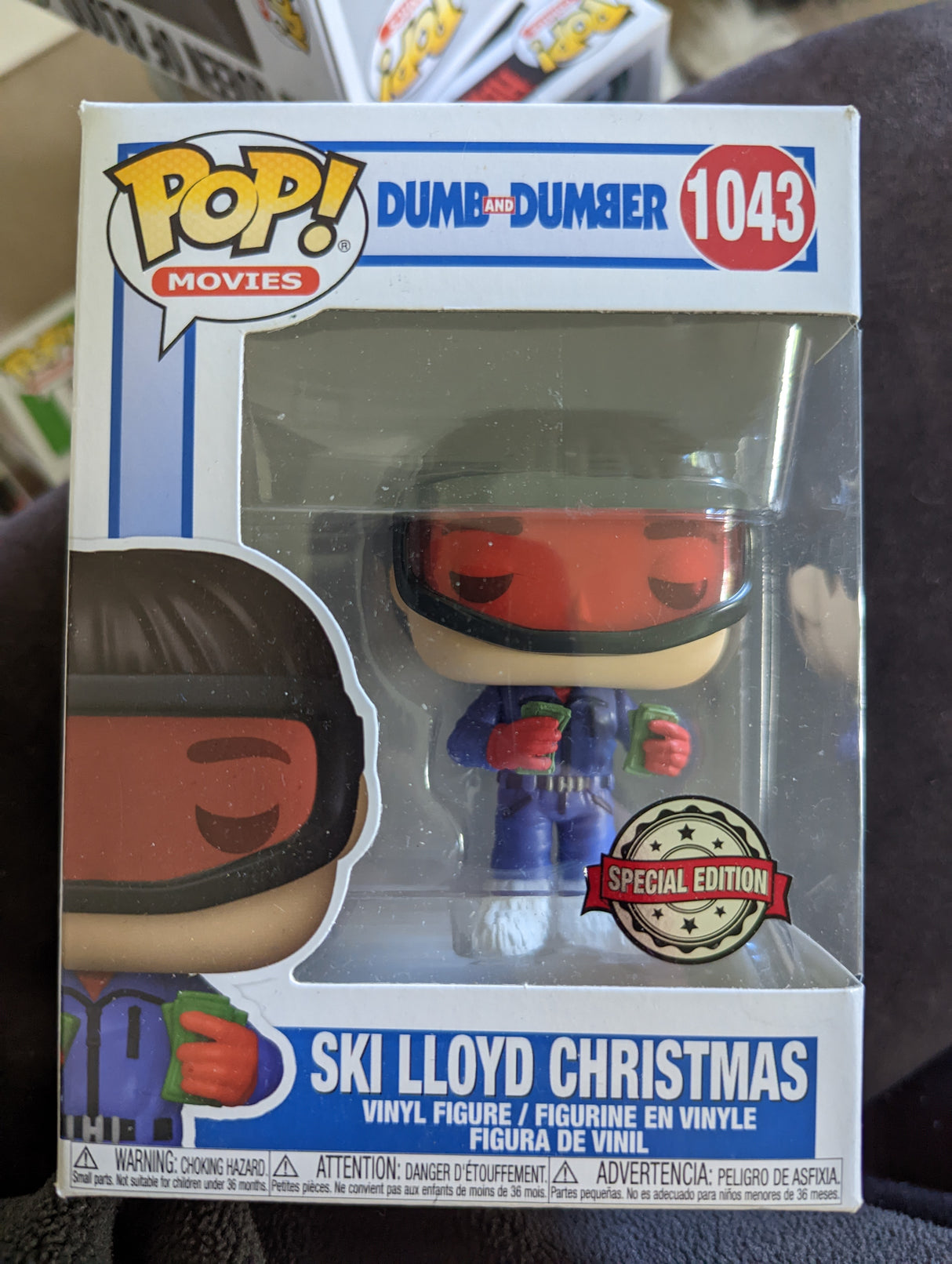 Damaged Box - Funko Pop Movies - Dumb & Dumber - Ski Lloyd Christmas #1043 (6999474405476)