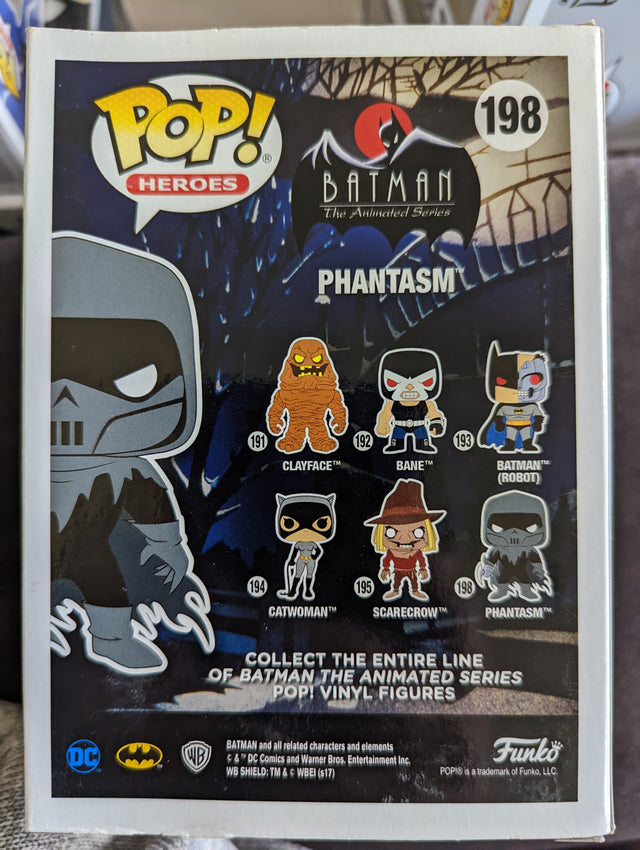 Damaged Box - Funko Pop Heroes - Batman Animated Series - Phantasm #198 (7003429503076)