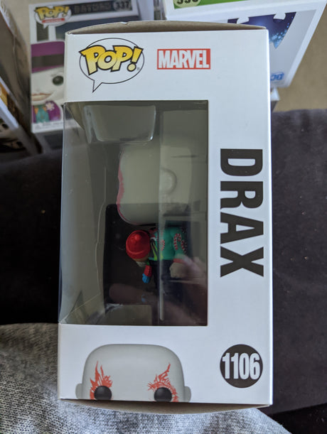 Damaged Box - Funko Pop Marvel - Guardians of the Galaxy Holiday Special - Drax #1106 (7010243182692)