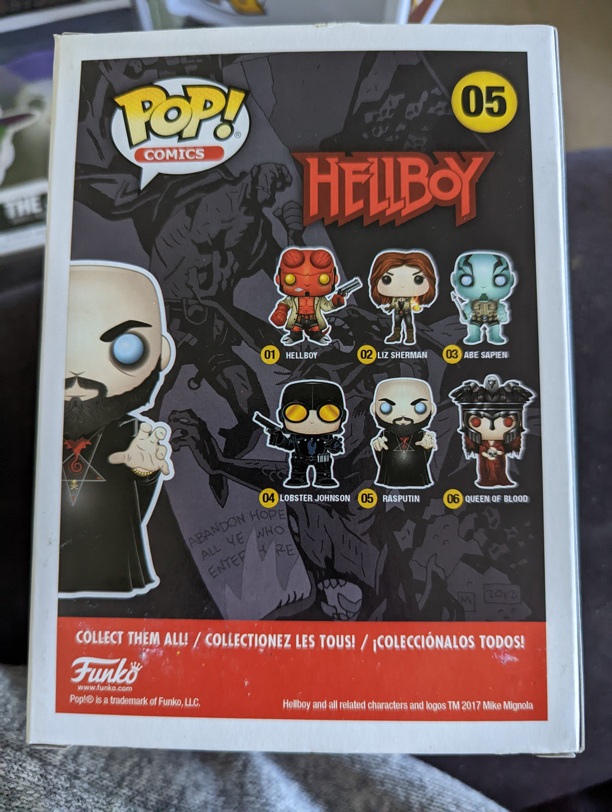 Damaged Box - Funko Pop Comics - Hellboy - Rasputin #05 (6999488659556)