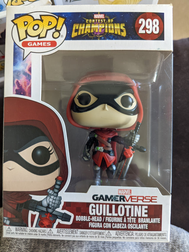 Damaged Box - Funko Pop Games - Marvel Contest of Champions - Guillotine #298 (7010299379812)