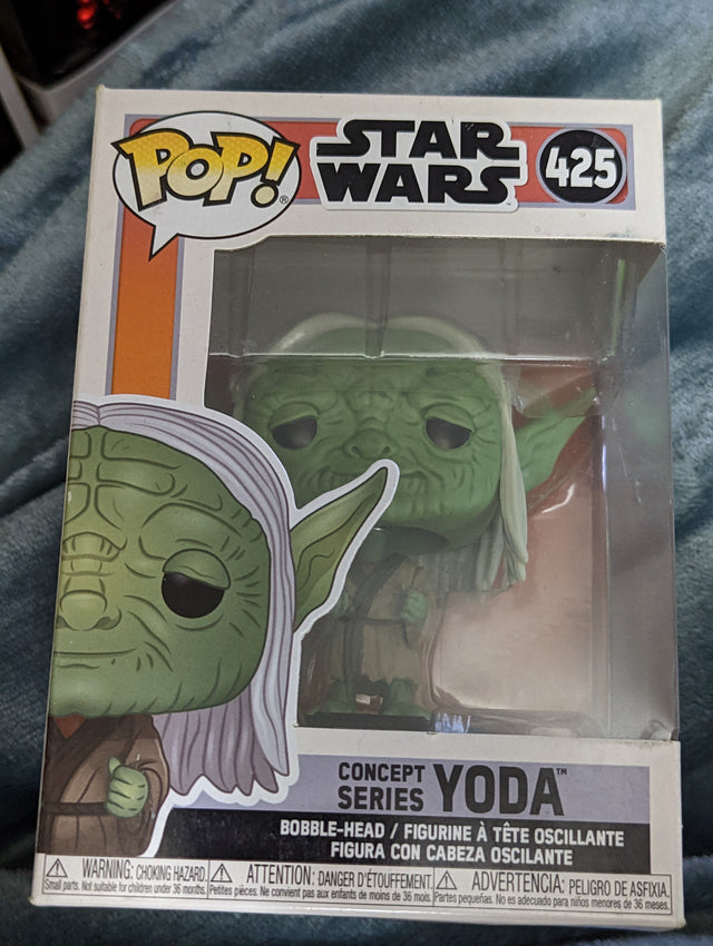 Damaged Box - Funko Pop Star Wars - Concept Series - Alternative Yoda #425 (7022704722020)