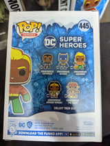 Damaged Box - Funko Pop Heroes - DC Super Heroes - Gingerbread Aquaman #445 (7023321579620)