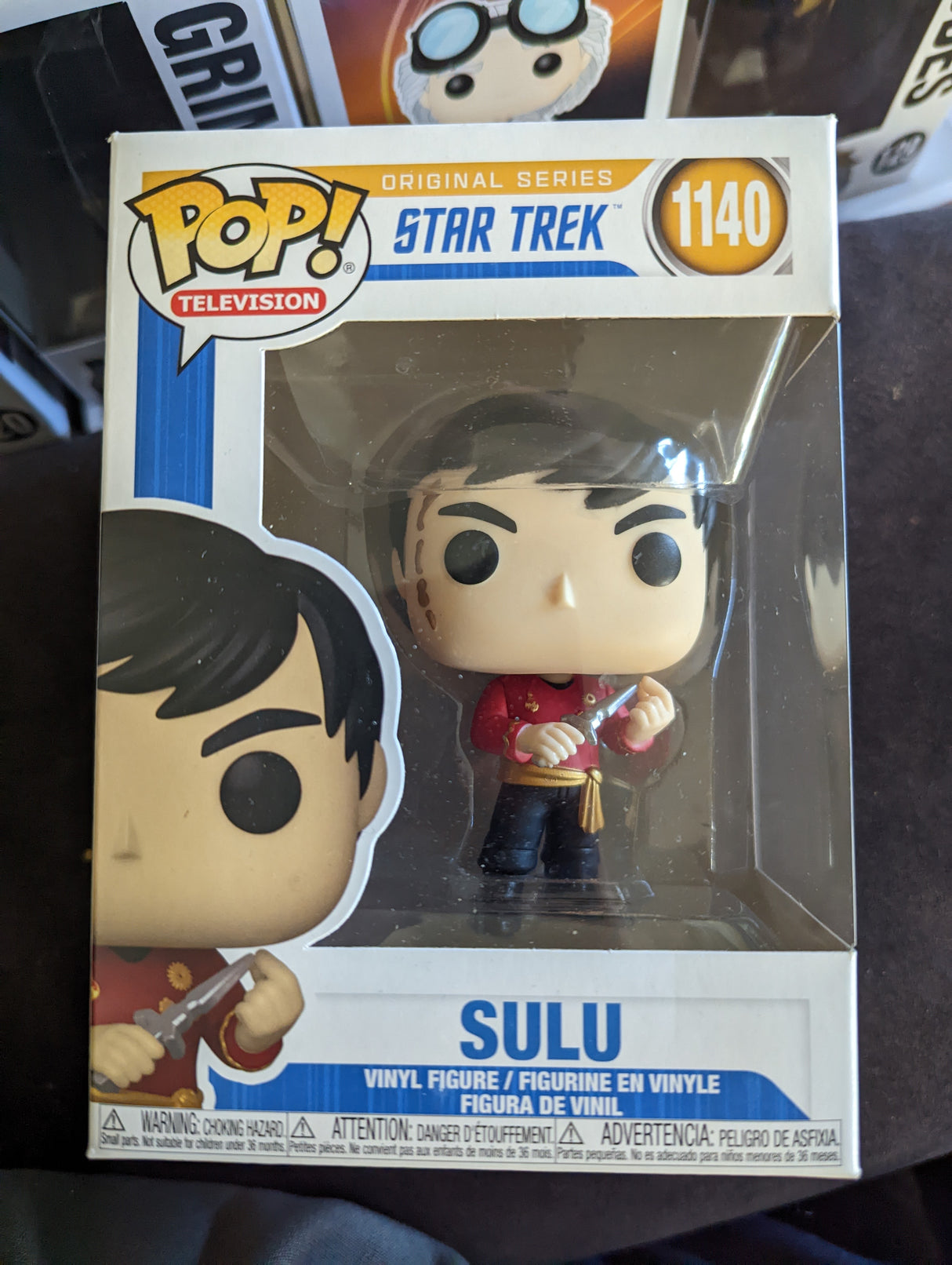 Damaged Box - Funko Pop Television - Star Trek - Sulu #1140 (7025671929956)