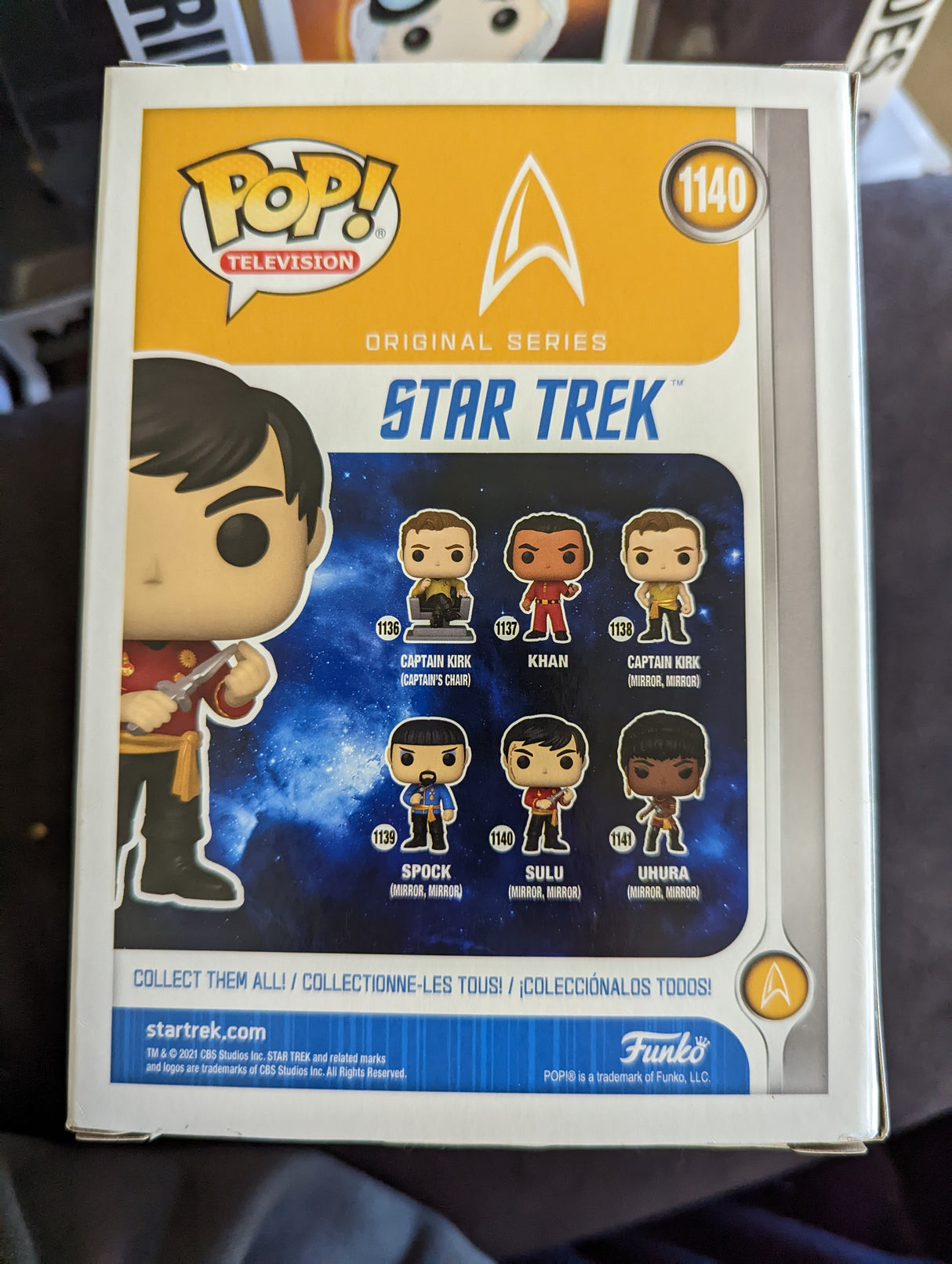 Damaged Box - Funko Pop Television - Star Trek - Sulu #1140 (7025671929956)