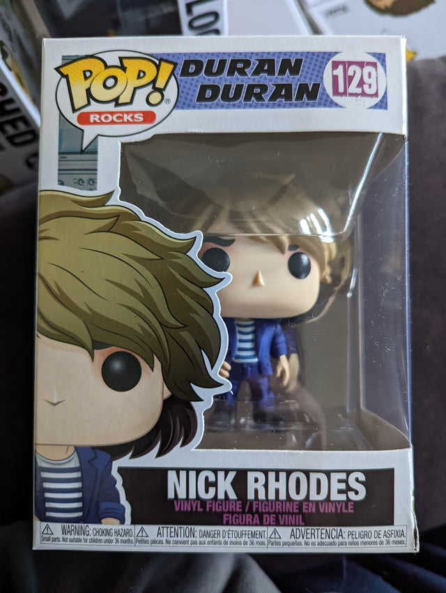 Damaged Box - Funko Pop Rocks - Duran Duran - Nick Rhodes #129 (7025908580452)