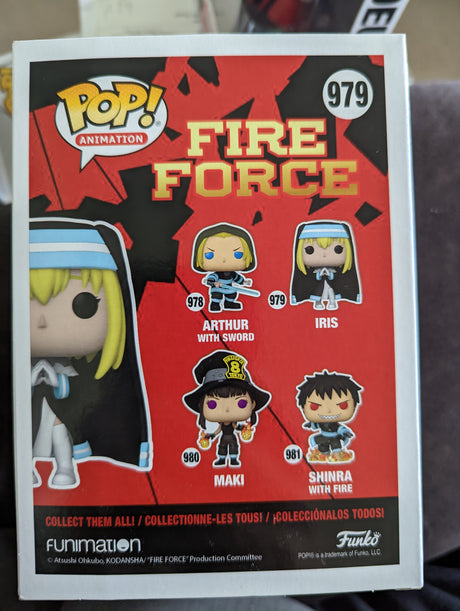 Damaged Box - Funko Pop Animation - Fire Force - Iris - #979 (7039001362532)