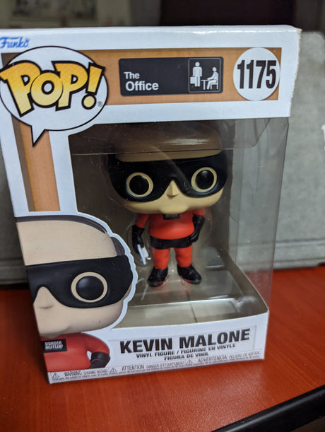 Damaged Box - Funko Pop Television - The Office - Kevin Malone as Dunder Mifflin Superhero #1175 (7041441595492)