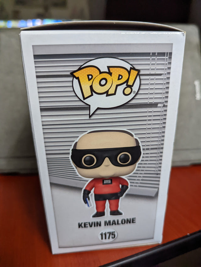 Damaged Box - Funko Pop Television - The Office - Kevin Malone as Dunder Mifflin Superhero #1175 (7041441595492)