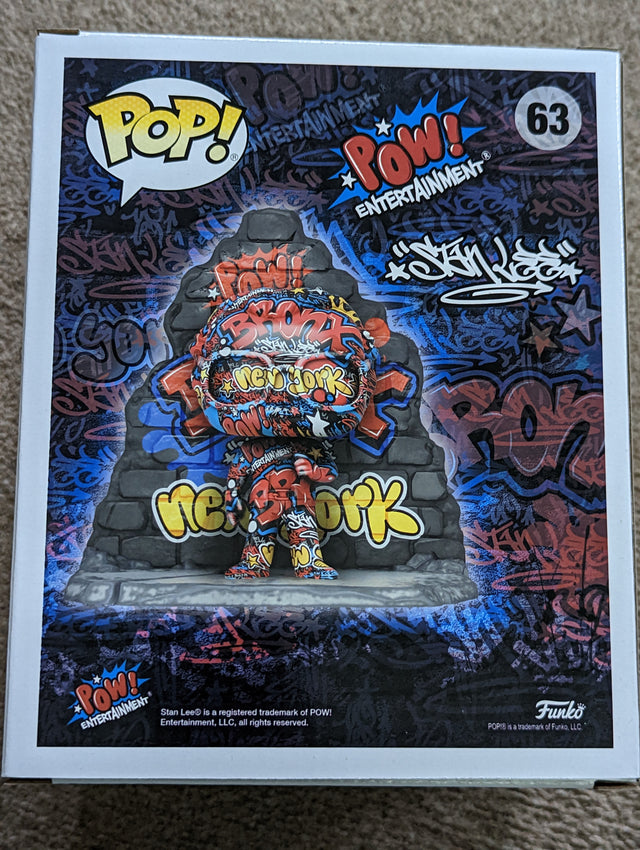 Damaged Box - Funko Pop Marvel - Street Art Collection Deluxe - Stan Lee #63 - Special Edition (7095674994788)