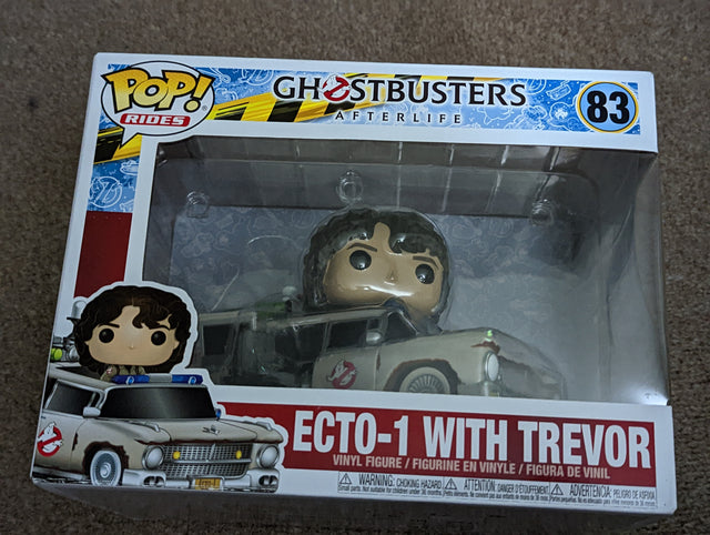 Funko Pop Rides - Ghostbusters AfterLife - ECTO-1 with Scissor seat and with Trevor #83 (7102485659748)