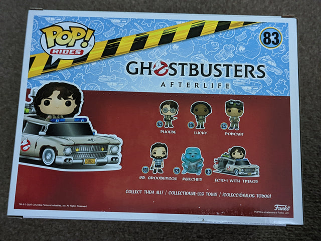 Funko Pop Rides - Ghostbusters AfterLife - ECTO-1 with Scissor seat and with Trevor #83 (7102485659748)