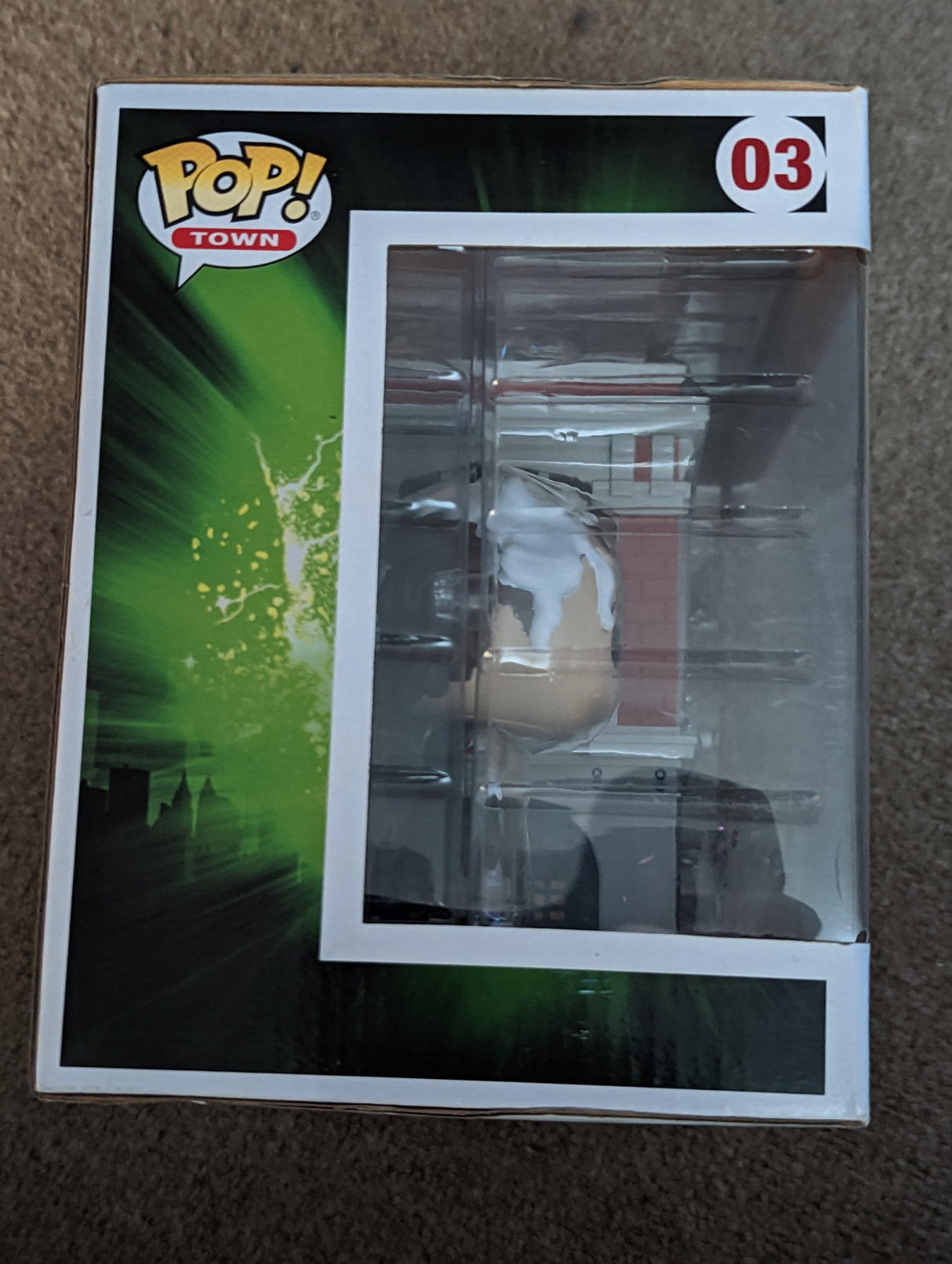 Damaged Box | Funko Pop Town | Ghostbusters | Dr. Peter Venkman with Firehouse #03 (7102489329764)