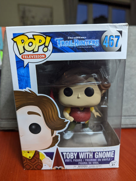 Damaged Box | Funko Pop Television | TrollHunters | Toby with Gnome #467 (6910494507108)