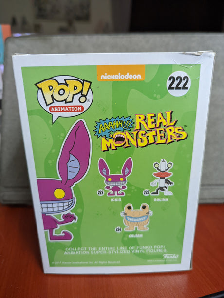 Damaged Box | Funko Pop Animation | Aaahh!!! Real Monsters | Ickis  #222 (7103241486436)