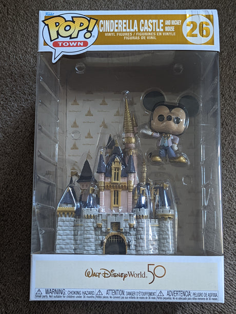Damaged Box | Funko Pop Town | Walt Disney World | Cinderella Castle and Mickey Mouse #26 (7107524788324)