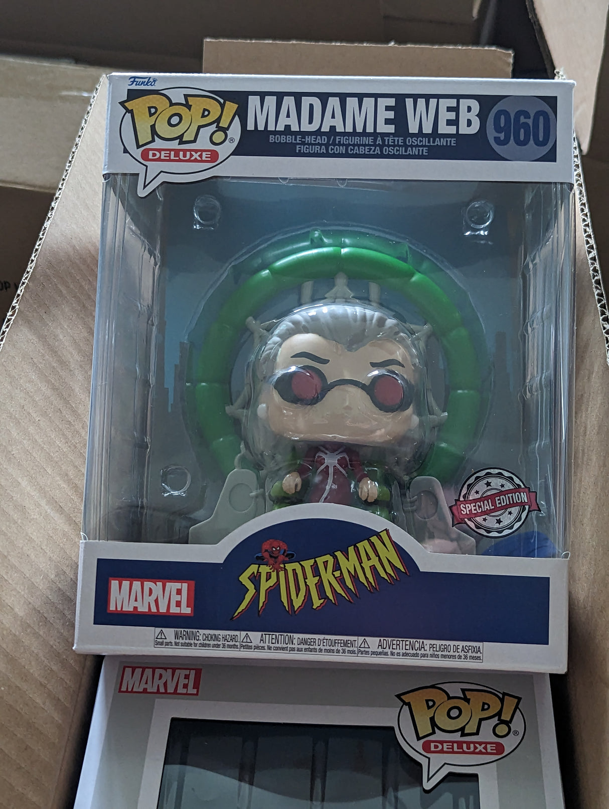 Funko Pop Deluxe | Marvel Spider-man Animated | Madame Web #960