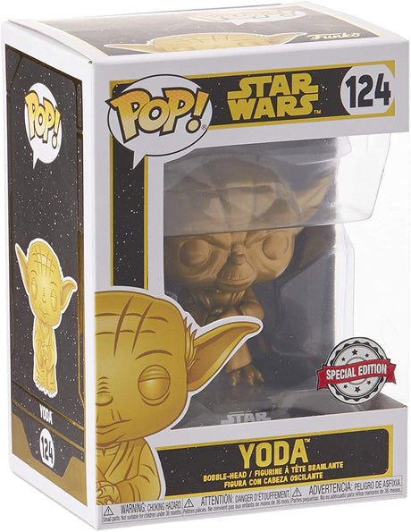 Funko Pop Star Wars - Yoda Dagobah Gold #124 (6554027720804)