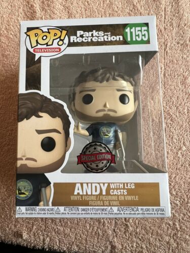 Funko Pop Television - Parks & Recreation - Andy with Leg Casts - Special Edition #1155 (6861826162788)