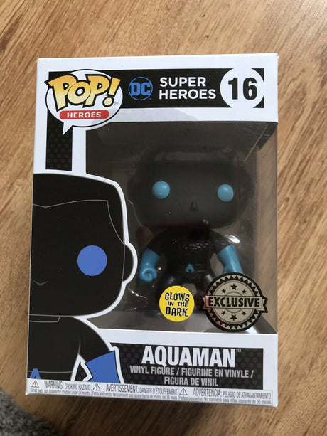 Funko Pop Heroes - DC Super Heroes - Aquaman (Silhouette) Glow in the Dark Exclusive #16 (4610828107860)