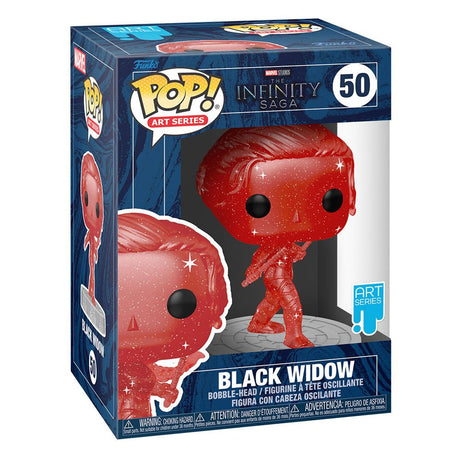 Funko Pop Art Series - Marvel - Black Widow with Stack Pop Protector #50 (6643758071908)