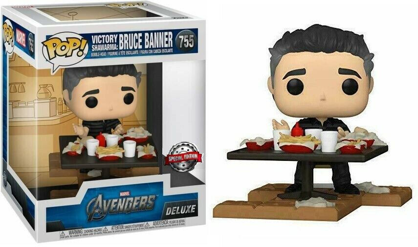 Funko Pop Marvel - Avengers - Bruce Banner Victory Shawarma #755 Special Edition (6830498775140)