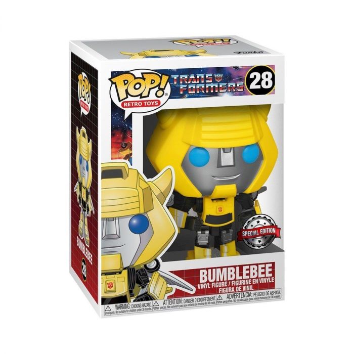 Funko Pop Retro Toys - Transformers - Bumblebee (with  wings) #28 - Special Edition (6597693735012)
