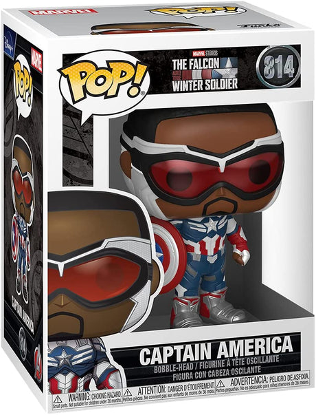 Funko Pop Marvel The Falcon Winter Soldier - Captain America #814 (6857400549476)