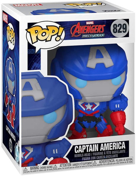 Funko Pop Marvel - Avengers MechStrike - Captain America #829 (6568925036644)