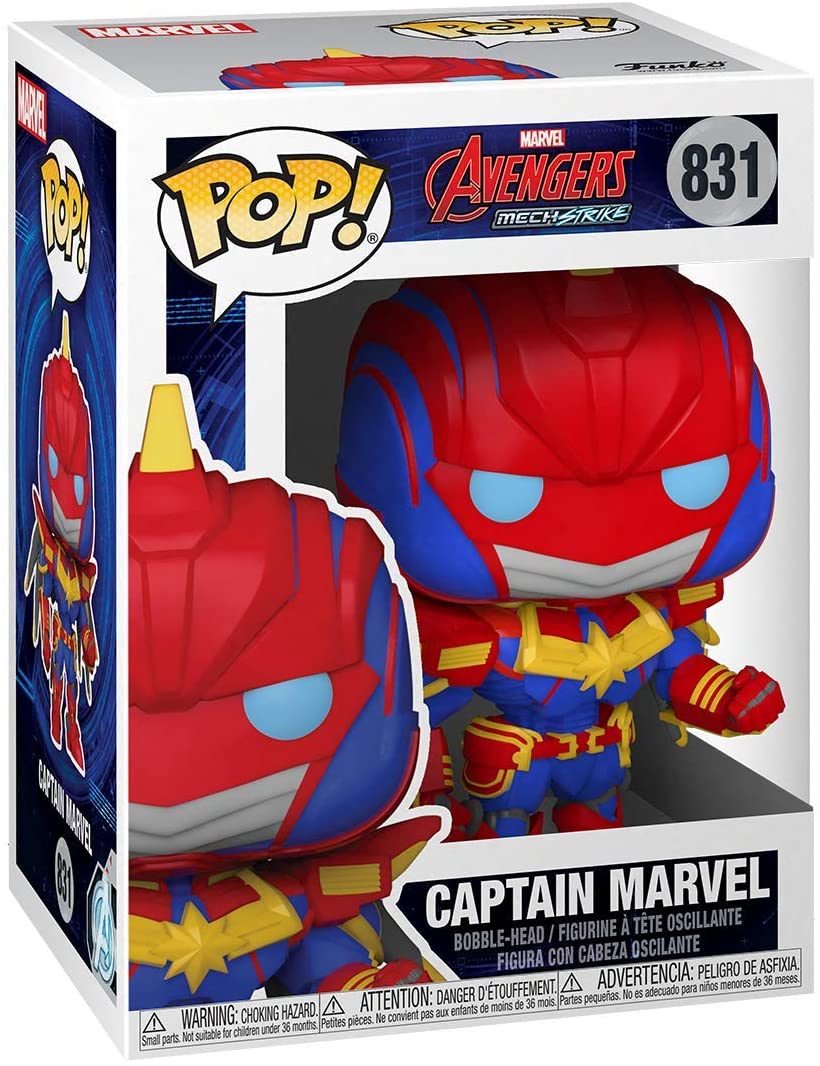 Funko Pop Marvel - Avengers MechStrike - Captain Marvel #831 (6568924610660)