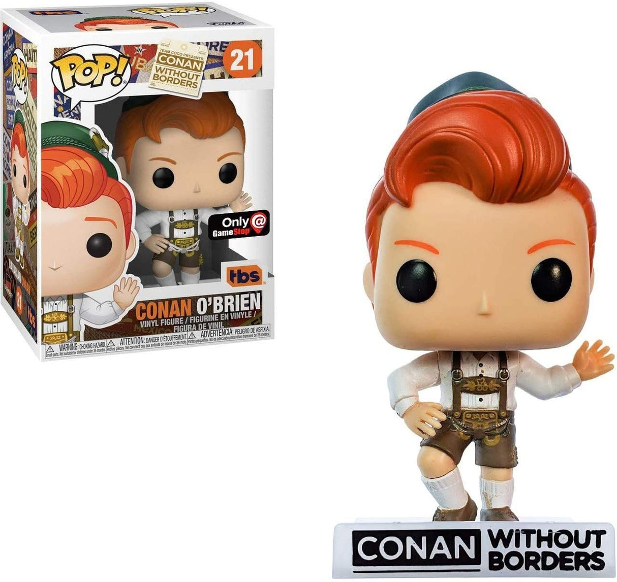 Funko Pop Conan Without Borders - Conan O'Brien  in Lederhosen Special Edition #21 (4553570877524) (6913891270756)