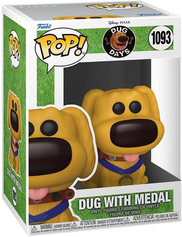 Funko Pop Disney Pixar - Dug Days - Dug with Medal #1093 (6607175450724) (6880294305892)