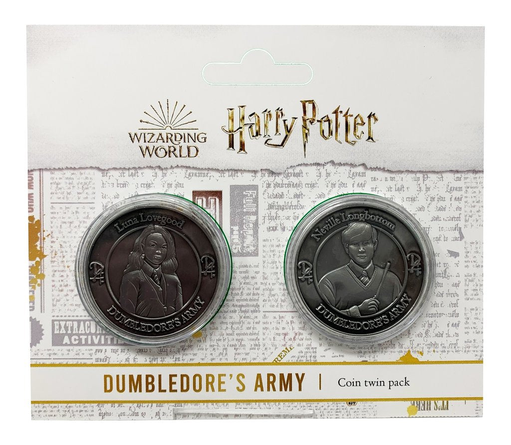 Harry Potter - Dumbledore's Army -  Neville Longbottom and Luna Lovegood Limited Edition Coin (4908795068516)