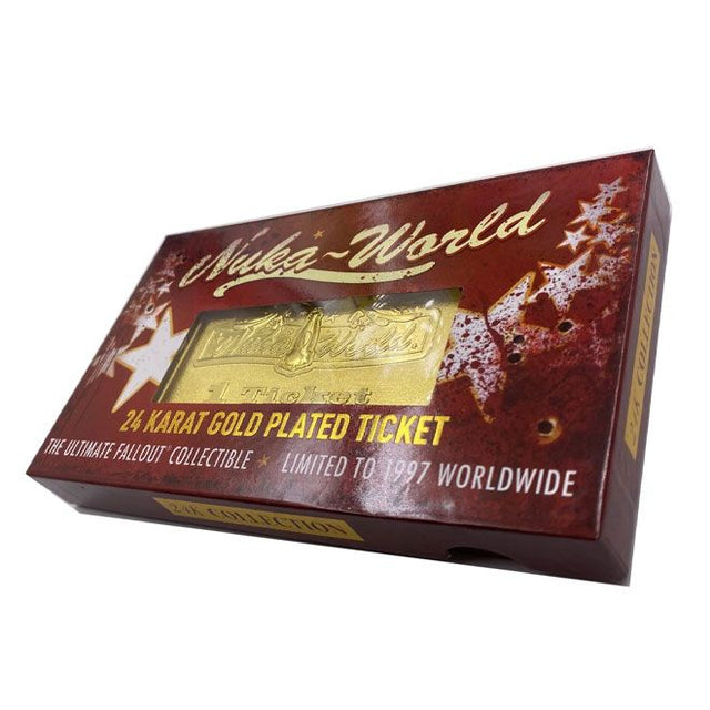 Fallout Nuka World | Gold Plated Ticket | Limited Edition