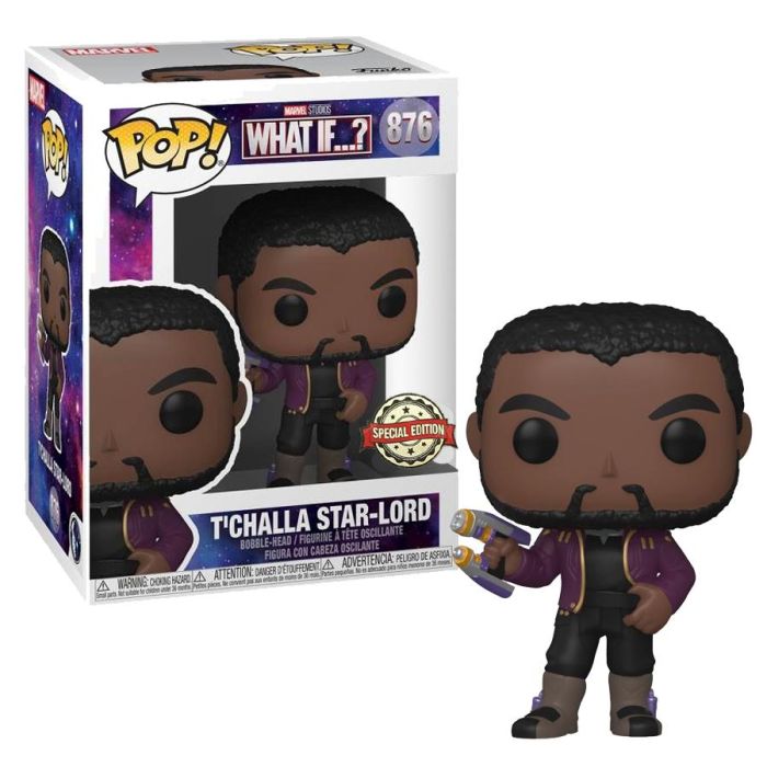Funko Pop Marvel - What If - T'Challla Star-Lord Unmasked - Special Edition #879 (6862059733092)