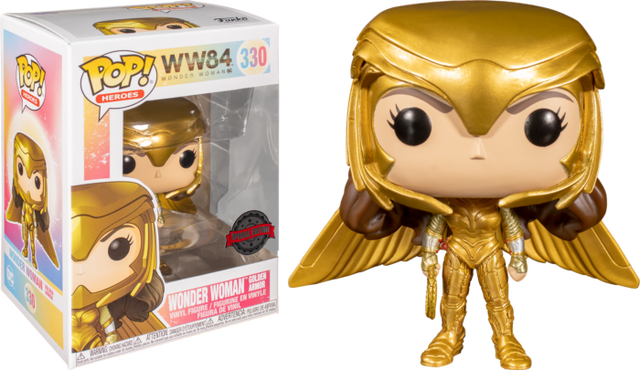 Funko Pop Heroes - WW84 - Wonder Woman Golden Armour #330 Special Edition (6827816190052)