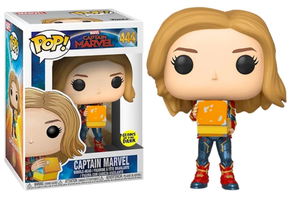 Funko Pop Marvel - Captain Marvel with lunch box (Tesseract) #444 Glow in the Dark (6579024068708)