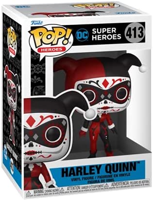 Funko Pop Heroes - DC Super Heroes Dia De Los - Harley Quinn #413 (6619500183652)