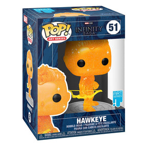 Funko Pop Art Series - Marvel - Hawkeye with Stack Pop Protector #51 (6643740803172)